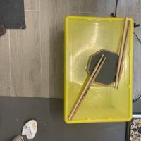 Pad e due coppie di bacchette batteria