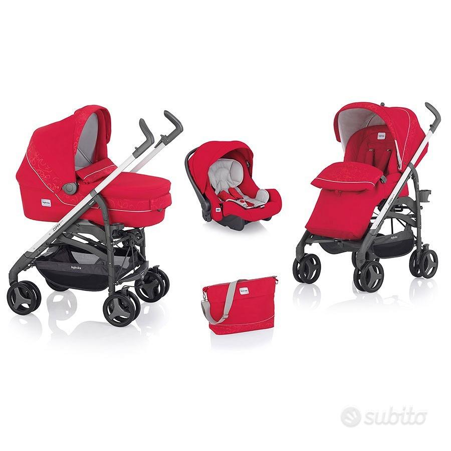 Inglesina Trio otutto Blu e bianco, con stand up, materassino e base isofix