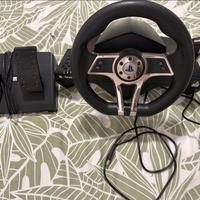 Volante PS3 / PS4 con pedaliera