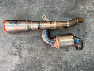 Scarico austin racing completo per duke 390