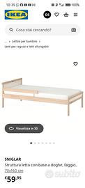 lettino ikea sniglar