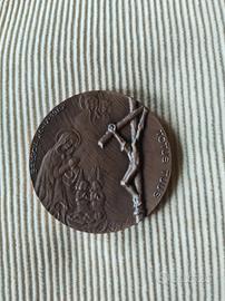 Medaglia commemorativa in bronzo anno 1882