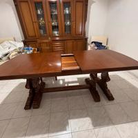 Prezzo ribassato Tavolo allungabile noce massiccio