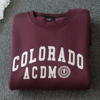 Felpa Bordeaux G.Q.C. "Colorado Academy" - College