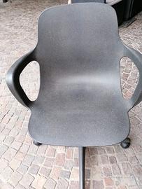 Sedia girevole in melaminico