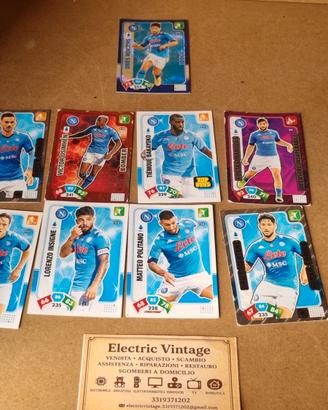 K1189NN-Lamincards Calciatori Panini Napoli 20-21