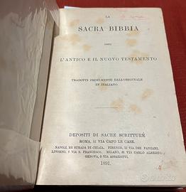 Sacra Bibbia Diodati 1891/1888 Nuovo Testamento