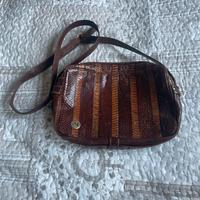 Borsa tracolla in rettile