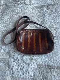 Borsa tracolla in rettile