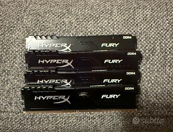 KIT memoria RAM Kingston Fury DDR4 64GB (4x16)
