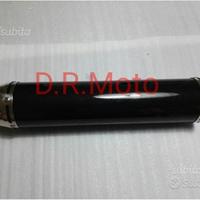 Scarico Marmitta silenziatore 50cm NERO TONDO BIG