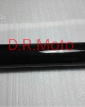 Scarico Marmitta silenziatore 50cm NERO TONDO BIG