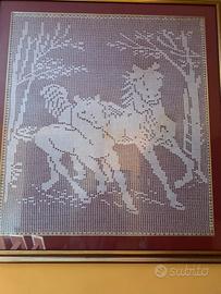 Quadri fatti a mano all' uncinetto