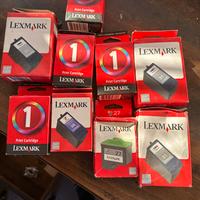 Cartucce nuove miste lexmark