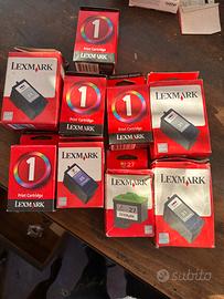 Cartucce nuove miste lexmark