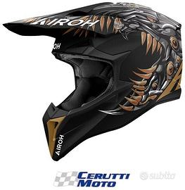 Casco Airoh Wraaap Cyborg Matt