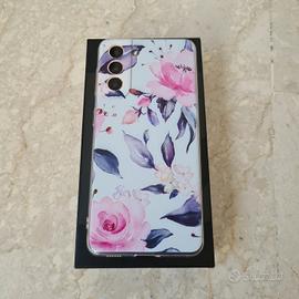 Cover samsung Galaxy S21 fiori rosa
custodia smart