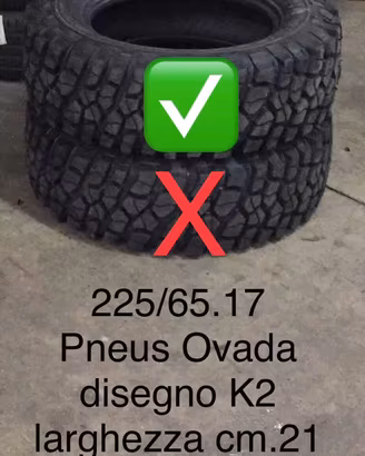 Pneumatico NUOVO fuoristrada, 4X4, 225/65-17
