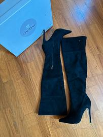 Stivali Alti con Tacco a Spillo - Motivi - nr 36