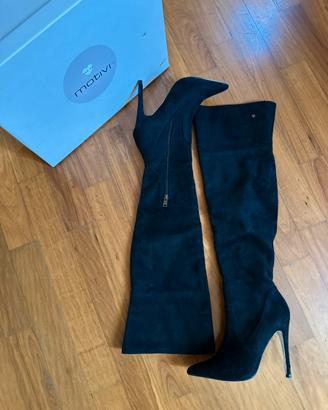 Stivali Alti con Tacco a Spillo - Motivi - nr 36