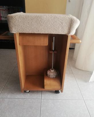 carrello porta accessori per bagno