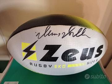 Pallone Rugby autografato Denis Dallan