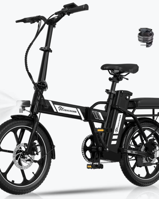 Bici elettrica pieghevole Evercross EK5 16” 250W