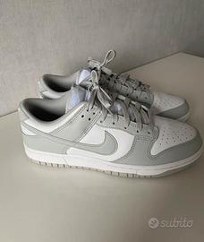 Nike Dunk Low Grigio e Bianco 39 Nuove