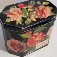 Antica scatola decorata con fiori Perugina 