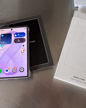 Samsung Galaxy Fold z8 Viola NUOVO + cover Samsung