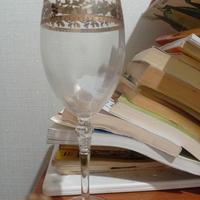 Bicchieri Calice Vintage cristallo decorazzecchino