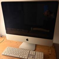 iMac tastiera compresa + HD esterno + mouse