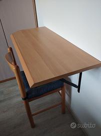 TAVOLO SCRIVANIA A RIBALTA