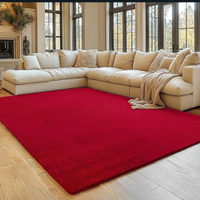 Tappeto rosso scuro 140x200