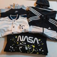 Set felpe bambino dagli 11-12anni