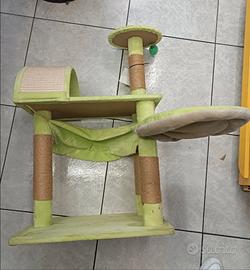 tiragraffi gatto verde NUOVO