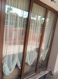 Vetrata, finestra in pvc doppio vetro 