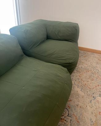 Divano Baku 2 posti verde – Design contemporaneo