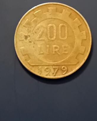 moneta 200 lire 1979 rara