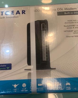 Router modem NETGEAR DGN2200 con Wi‑Fi N300