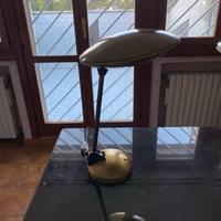 lampada da tavolo Space Age in ottone, anni '70