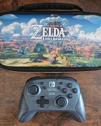 Custodia Rigida Zelda + Controller Hori Switch