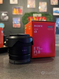 Sony 11 f 1.8