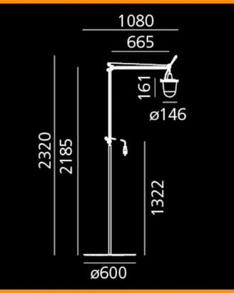 LAMPADA ARTEMIDE TOLOMEO LAMPIONE DIVERSE VERSIONI