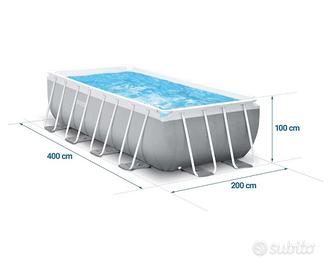 Piscina Intex Prism Frame rettangolare