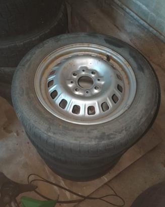 4 cerchi + gomme panda 141 