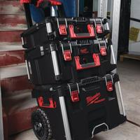Set Milwaukee PACKOUT con trolley e 2 valigette po