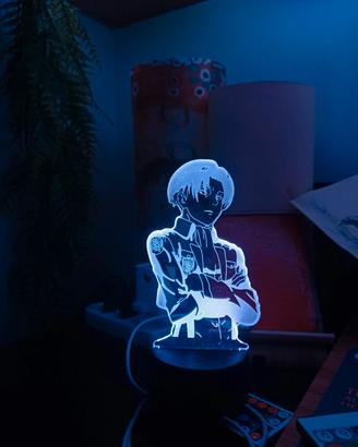 Lampada Led Levi Ackerman Attack on Titan