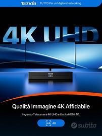 Tenda TN3108-8P NVR videosorveglianza 4K PoE 8 can