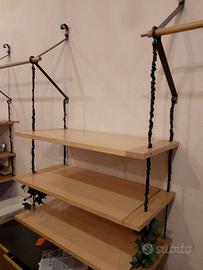 Mensole legno e ferro